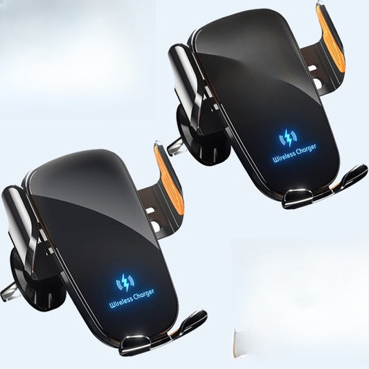 Car Mobile Holder - Intelligent Sensor Automatic Clamping Stand for Daily Commuters | Fast Charging Phone Mount for Vehicles, 360° Rotation | Compatible with Dashboard/Vent, Essential for Hour Driving | Universal Car Phone H