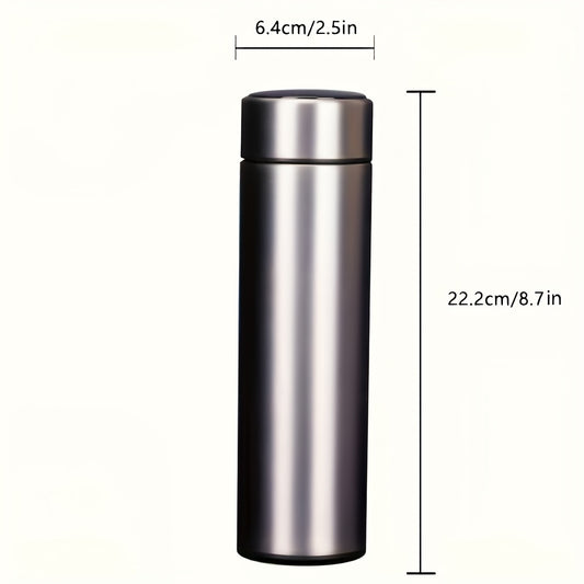 A Smart Temperature Display 304 Stainless Steel Thermos, Sports Cup with LED Touch Screen, Portable for Outdoor Leisure, Straight Water , Thermal Cup with Long-Lasting Insulation And Vacuum Heat Retention