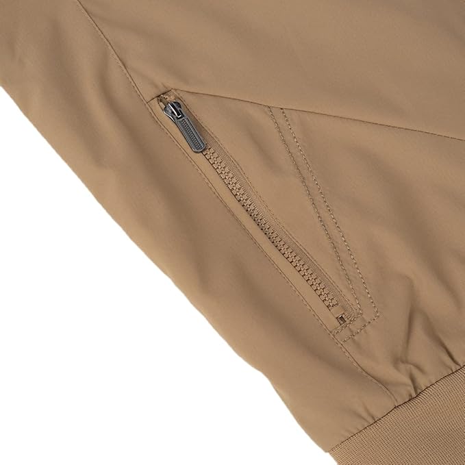 Men's jacket with stand collar transition jacket autumn leisure sports jacket bomber jacket