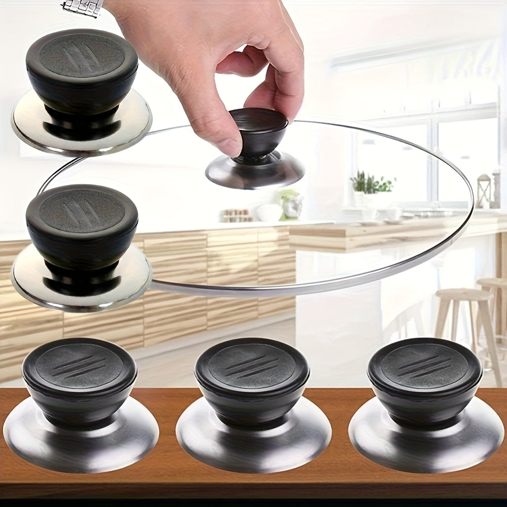 3pcs/5pcs Universal Replaceable Pot Lid Handles, Heat-Resistant Lid Knobs, Glass Pot Lid Top Beads, Kitchen Accessories