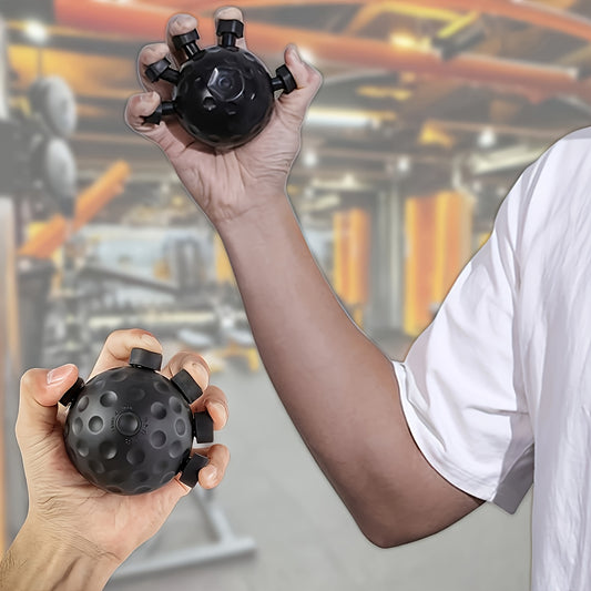 High-Intensity Finger And Forearm Strength Trainer, Adjustable Grip Strengthener with Textured Surface, Suitable for Guitar, Climbing, And Sports Training - Durable Hand Muscle Exerciser, Perfect Valentine'S Day Gift (Blue/Pi