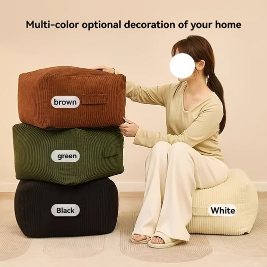 A Solid Color Home Cushion Available in Various Styles And Colors, Filled with Soft Granules, Suitable for Multiple Settings Like Living Rooms And Bedrooms, Appropriate for All Age Groups, Removable And Washable, And Can Be U