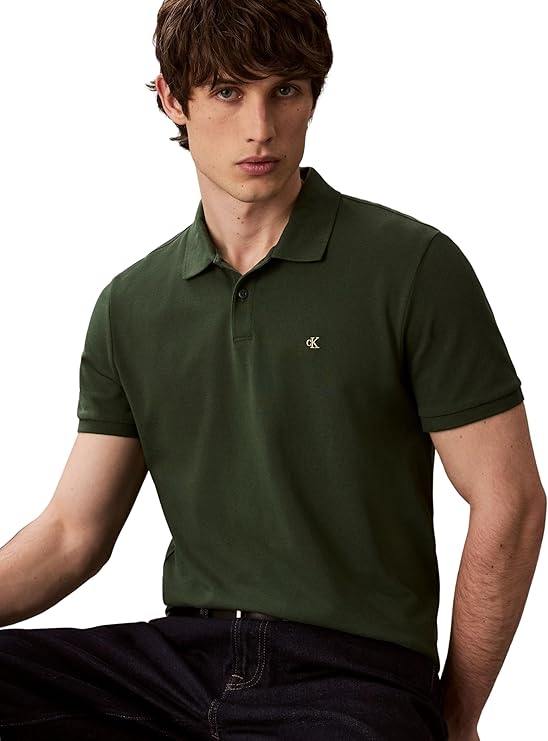 Calvin Klein SS Monogram Pique Polo Lv040em269 Polos Hombre (Pack de 1)