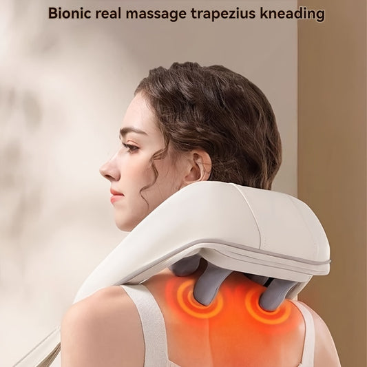 1pc Home Cervical Massager for Neck, Shoulders, Waist, Back, And Trapezius Muscle, Universal Massage Device for The Whole Body