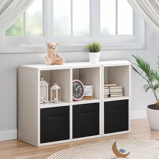 Foldable Storage Boxes with Double Handles – Collapsible Oxford Fabric Organizer for Clothes & Blankets