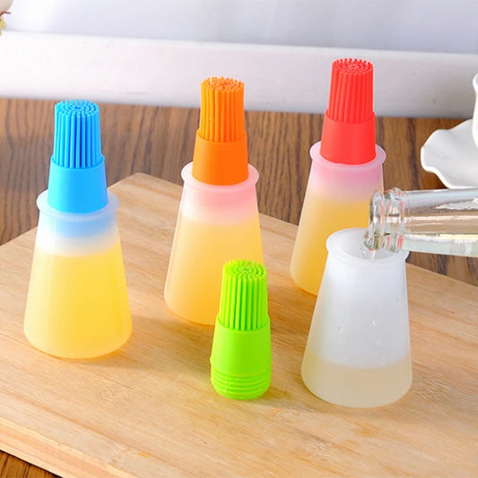 Silicone Oil Brush – High Temperature Resistant BBQ Brush Bottle Brush for Baking and Cooking