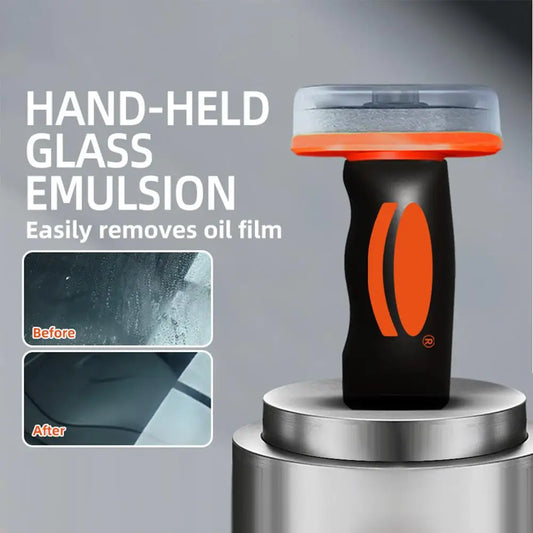 Handheld Glass Emulsion Oil Film Remover – Car Windshield Cleaner for Front, Side, and Rear Auto Glass