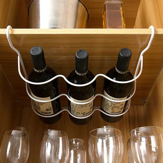 Refrigerator Beer & Wine Bottle Organizer Rack, Rolling Bottle Holder Shelf for Fridge Storage