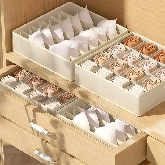 Underwear Drawer Organizer Boxes – Closet & Cabinet Storage for Bras, Socks & Underpants