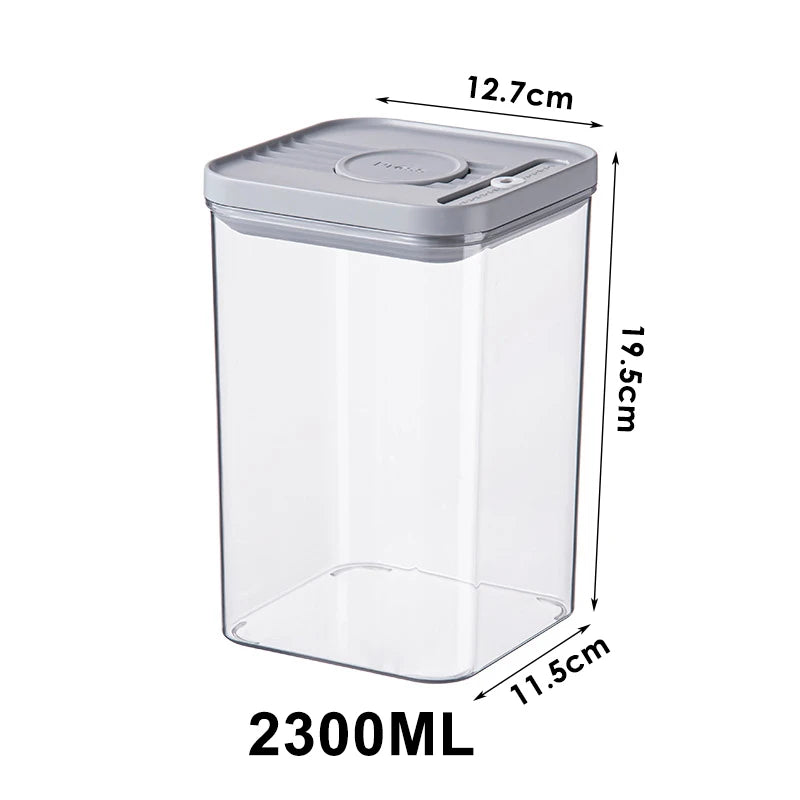 Airtight Pop Food Storage Containers, BPA-Free Stackable Pantry Storage Containers for Cereal, Snacks, Flour & Sugar