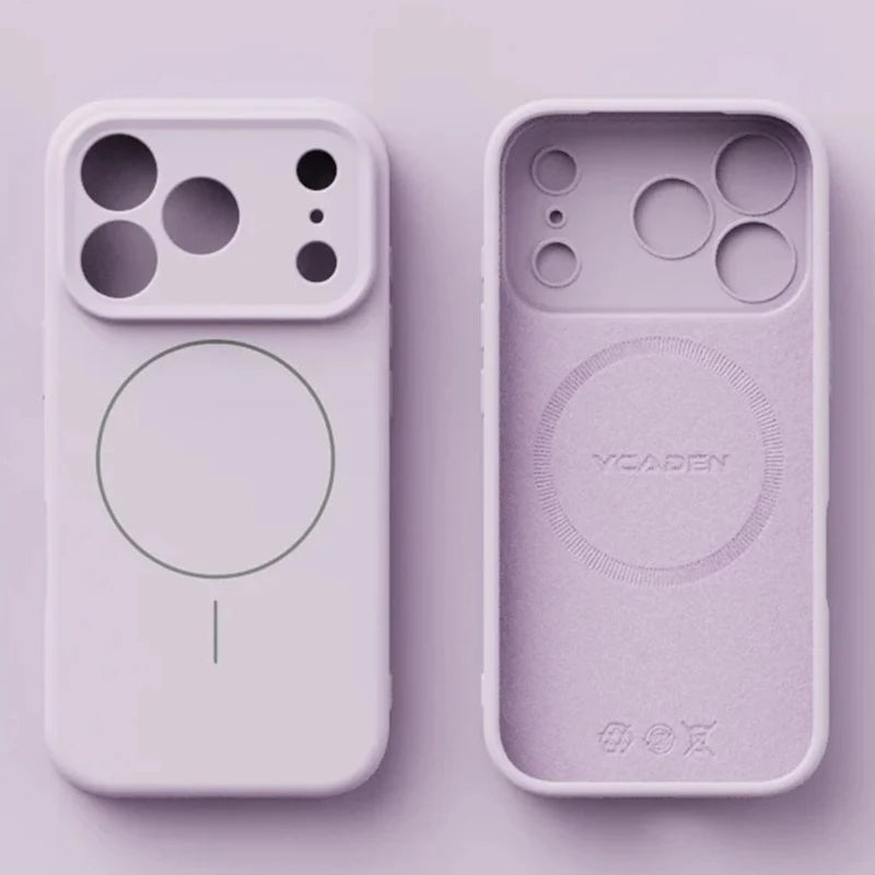 Magnetic Original Liquid Silicone For Magsafe Phone Case For iPhone 17 & 16 Series Skin Feel Soft Cover