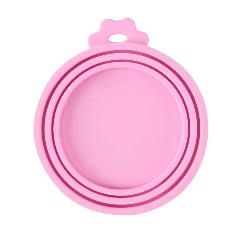 Silicone Pet Food Can Lid – Reusable Sealed Cover for Dog and Cat Food Storage