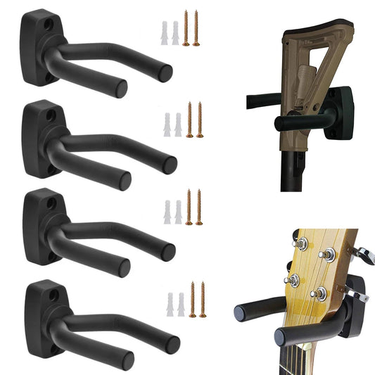 Adjustable Wall Mount Gun Rack – Multi-Purpose Rifle, Shotgun & Guitar Hook Storage Display Holder
