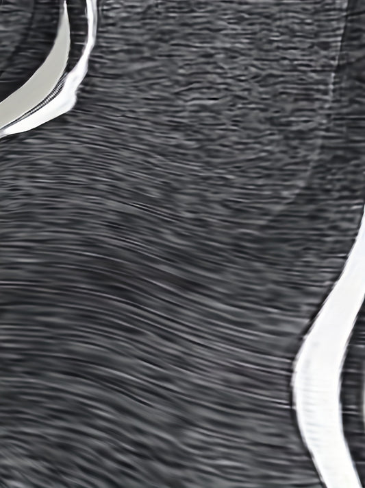 Printed Casual Sports Wide Leg Pants | Medium Stretch Fabric, Drawstring Detail, Suitable for Spring/Summer/Fall