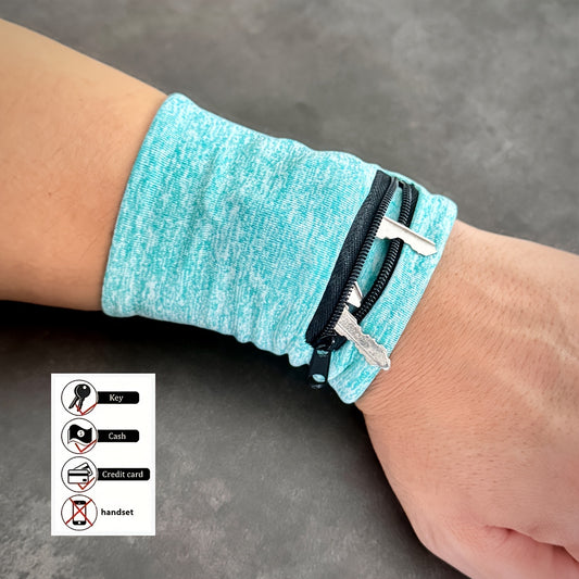 Fashion Unisex Wrist Wallet Bag - Durable Polyester with Zipper Closure, Adjustable Strap & Multiple Card Slots for Gym, Running, Cycling, Travel - Ideal Gift for Women, Men, Valentine'S Day, Thanksgiving, Mother'S Day, Fathe