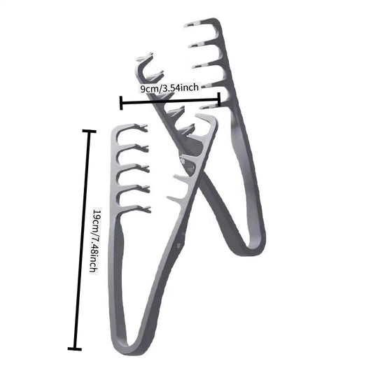2pcs Men's Styling Comb Made of Plastic, Suitable for Daily Commuting, Business Trips, Travel, And Office Use. It'S Portable, Compact, And Easy to Store. It Helps in Styling And Volumizing Hair, Managing Flyaways