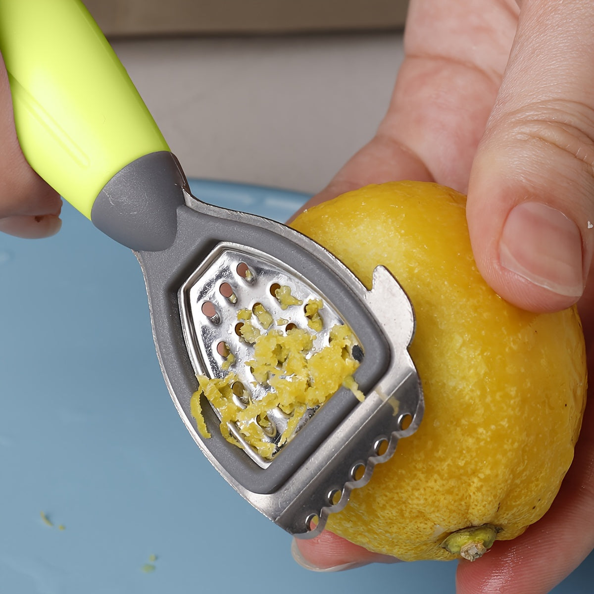 1pcs Multifunctional Lemon Grater & Juicer with Bottle Opener - Heavy-Duty Stainless () Shredder for Citrus Fruits, Cheese, Vegetables - Compact for, Camping, Picnics - & to Use