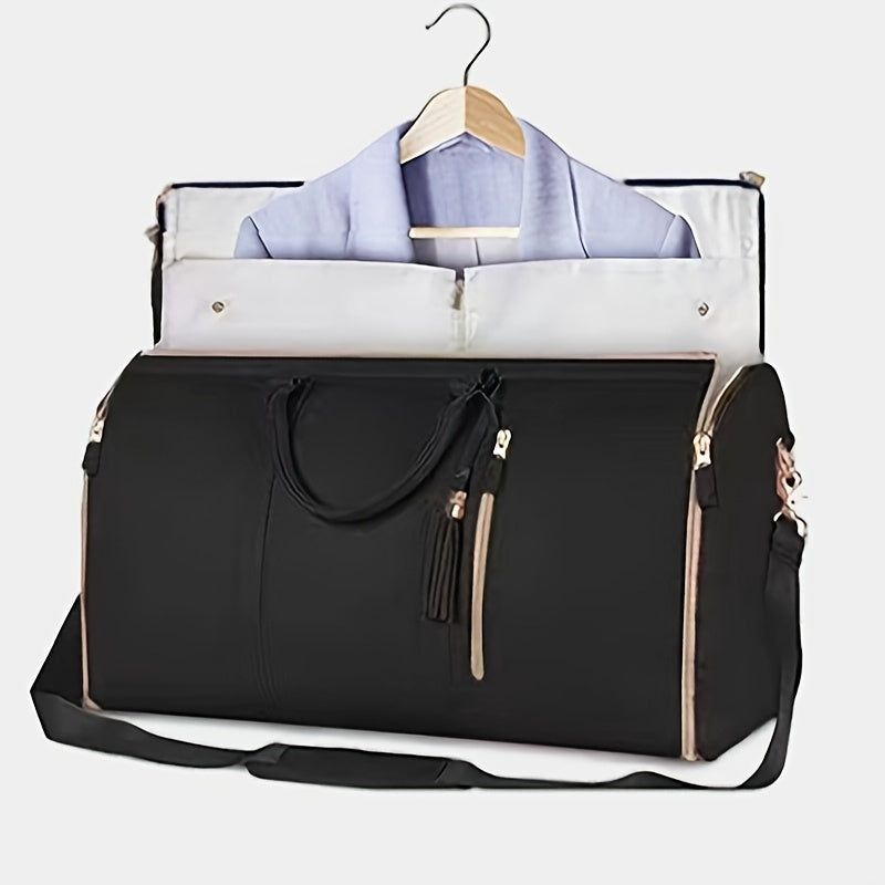 New Women'S Folding Suit Travel Bag | Multi-functional Large Capacity PU Luggage Bag, Available in Multiple Colors