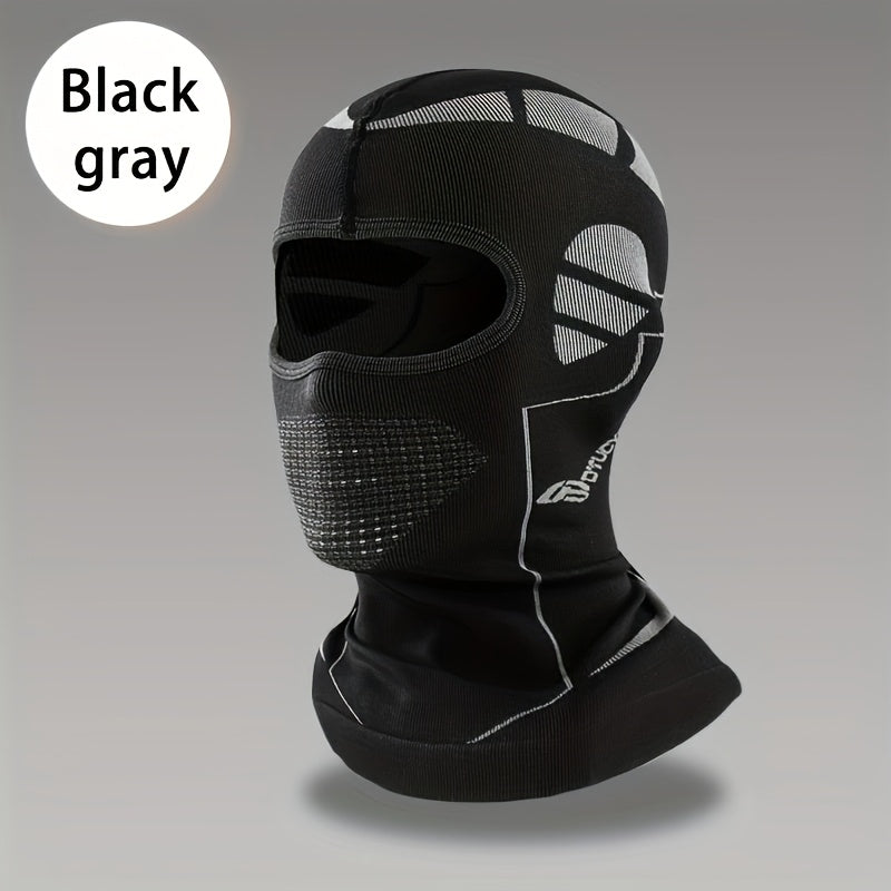 Windproof Thermal Ski & Motorcycle  Mask - Full Face & Head Cover for Men & Women, Cold Weather Riding Gear, Winter Sports with Adjustable Fit, Windproof Fabric (No Power Required) - Skiing, Snowboarding, Motorc