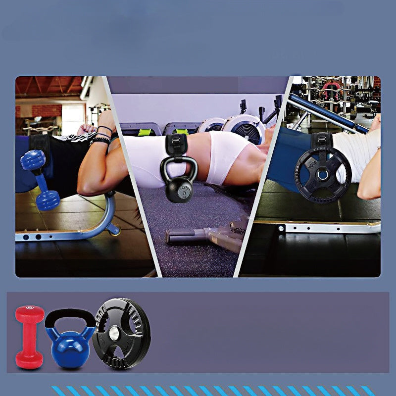 Hip Thrust Belt for Home Fitness - Comfortable, High-Capacity Weighted Dumbbell Training Band, Durable Nylon Material