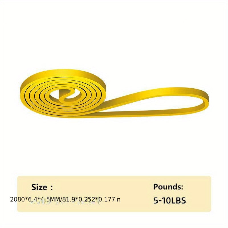 1pc Elastic Resistance Band Exercise Expander Stretch Fitness Rubber Band Pull Up Assist Bands For Training Pilates Home Gym Workout
