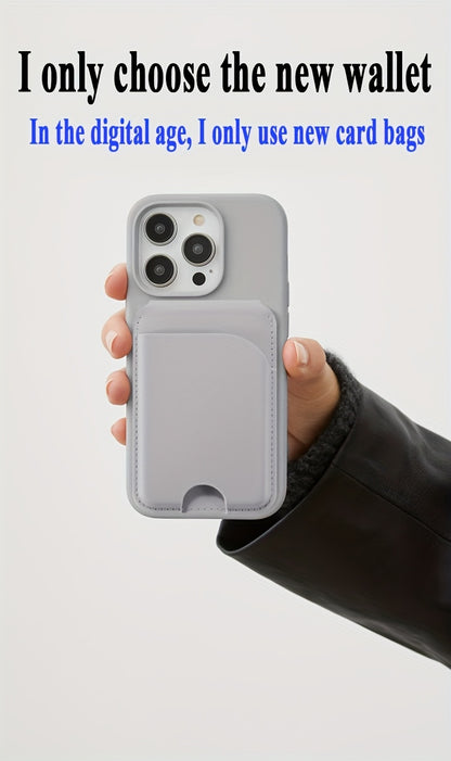 Compatible with Magnetic Card Holders And for iphones, This Is The Strongest Magnetic Wallet for The Entire for iphone 16/15/14/13/12 Series, Featuring an Adjustable Stand. The Card Holder Can Hold 5-6 Cards And Is Suitable f