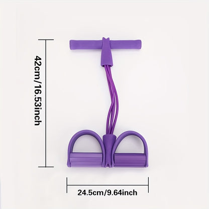 Natural Latex Yoga Pedal Puller - Resistance Band for Home Gym Arm and Waist Slimming Training