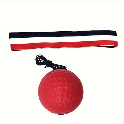 1pc Boxing Reaction Ball, Speed Training Equipment for Relax and Dodging Practice - Home Use Head-Mounted Target