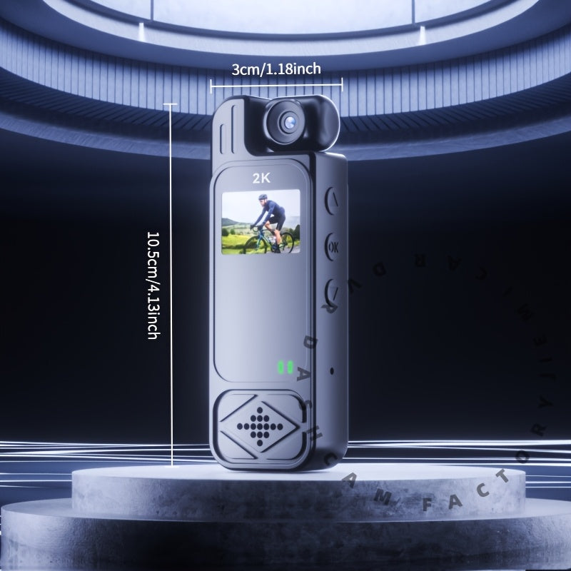 Portable Body Camera Equipped with Infrared Night Vision, Motion Detection, And a 180° Adjustable Lens, Ideal for Sports, Cycling, Fishing, And Various Events - Perfect for Halloween, Christmas, Mother'S Day, Or Birthdays