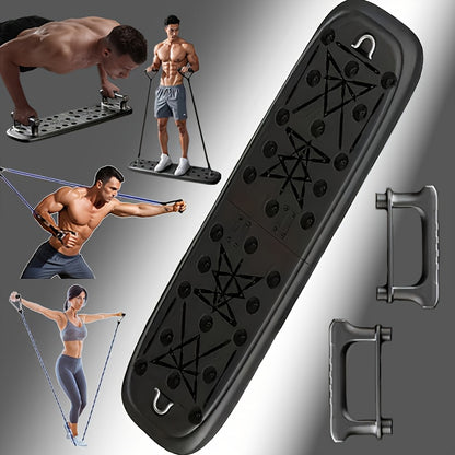 3/5pcs Heavy-Duty Push-Up Board - Adjustable Push-Up Stands, Multi-Angle Push-Up Frame, Suitable for Chest, Shoulders, Back, And Core Muscle Workouts - Home Fitness Equipment, Compatible with Pull-Ups, Chin-Ups