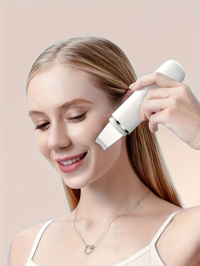 Home Use Facial Pore Cleaner Deep Cleansing Peeling Skin Scrubber Face Spatula, Skin Spatula Cleanser, Skin Spatula for Face, Facial Spatula Cleansing Electric Pore Cleanser Skin Shovel Machine
