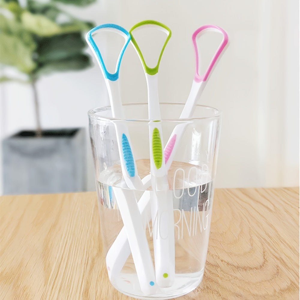 Tongue Scrapers for Adults, Complete with a Convenient Travel Case, Promote Healthy Oral Hygiene And Are Simple to Use, Aiding in The Battle Against Bad Breath.