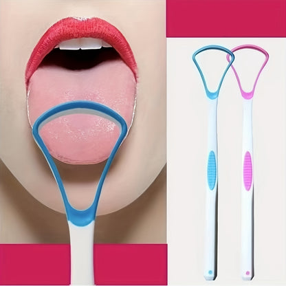 Tongue Scrapers for Adults, Complete with a Convenient Travel Case, Promote Healthy Oral Hygiene And Are Simple to Use, Aiding in The Battle Against Bad Breath.