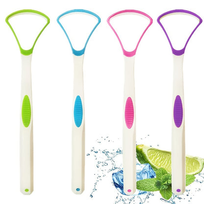 Tongue Scrapers for Adults, Complete with a Convenient Travel Case, Promote Healthy Oral Hygiene And Are Simple to Use, Aiding in The Battle Against Bad Breath.