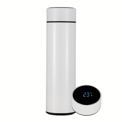 A Smart Temperature Display 304 Stainless Steel Thermos, Sports Cup with LED Touch Screen, Portable for Outdoor Leisure, Straight Water , Thermal Cup with Long-Lasting Insulation And Vacuum Heat Retention