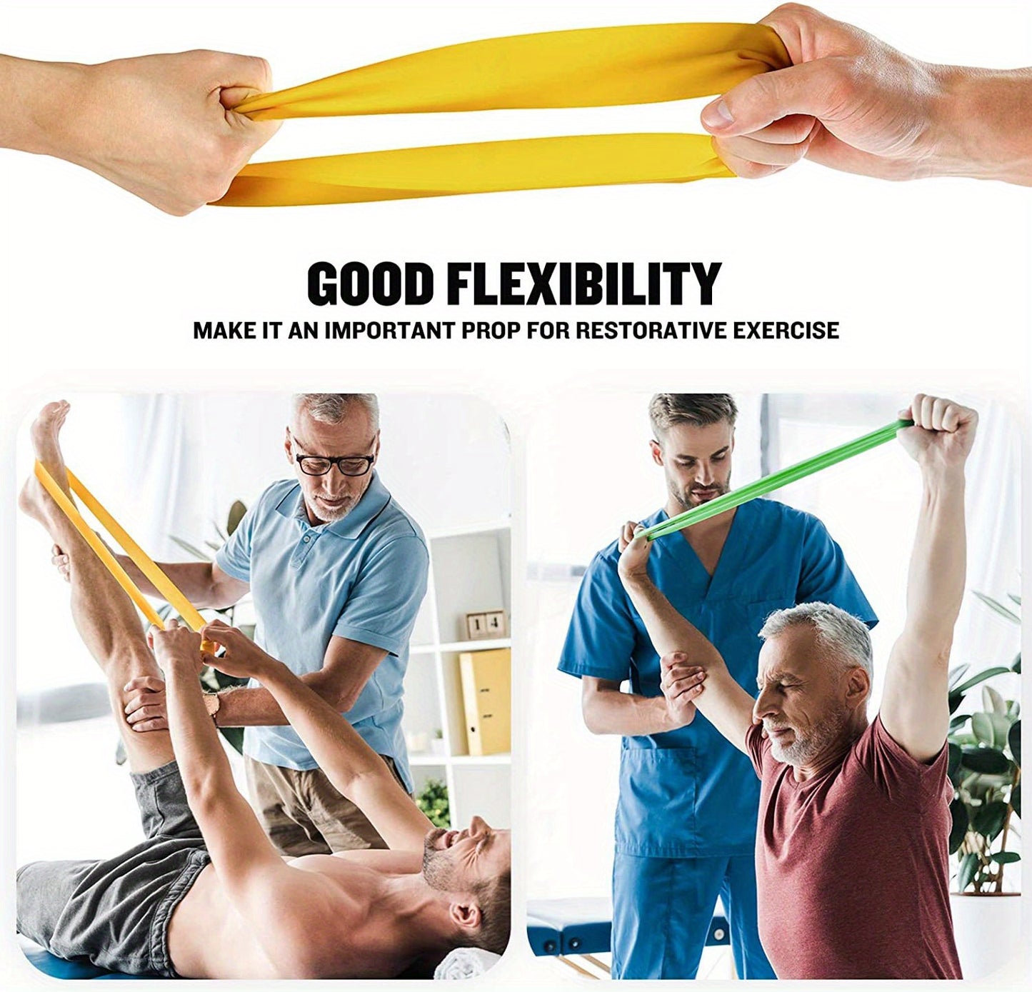 5/1Piece Resistance Band Set - Get Fit with Different Levels of Exercise for Men & Women Gym Resistance Bands Yoga Rubber Bands Elastic Workout Equipment Rubber Elastic Bands for Strength Training Fitness Equipment