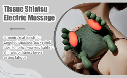 4D Neck Massager for Deep Kneading, Multifunctional Portable Electric Massage Pillow for Neck, Shoulders, And Back; a Portable Device for Deep, Perfect As a Birthday Or Christmas Gift for Your Girlfriend, Boyfriend, Or Parent