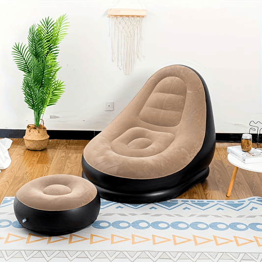 Inflatable Chair for Home Use, Available in Random Colors, Suitable for Indoor Living Rooms, Bedrooms, Reading Rooms, Office Balconies, And Outdoor Activities Like Camping And Picnics