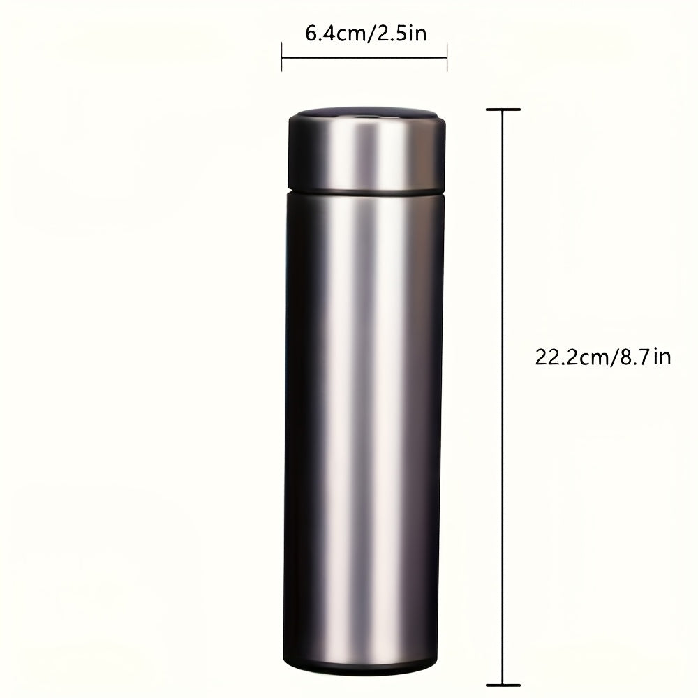 A Smart Temperature Display 304 Stainless Steel Thermos, Sports Cup with LED Touch Screen, Portable for Outdoor Leisure, Straight Water , Thermal Cup with Long-Lasting Insulation And Vacuum Heat Retention