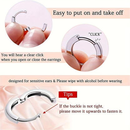 Aqua Blue Red Stone Heart Shaped Wedding Earrings For Women Eternity Love Earrings Engagement Accessories Fashion Jewelry