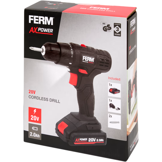 FERM electric drill set