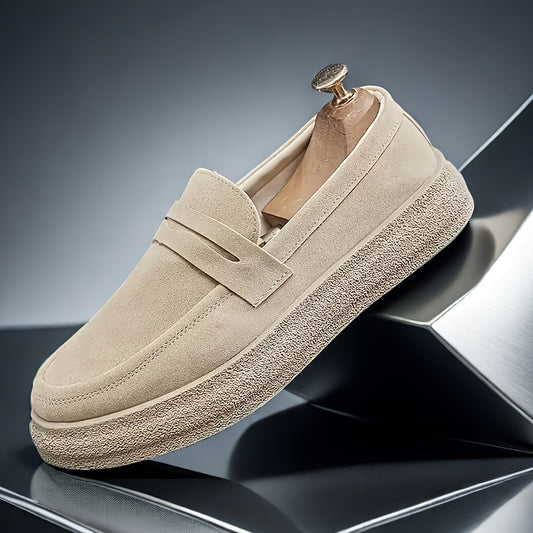 Men's Loafers New Style, Slip-On Casual Shoes for All Seasons, Comfortable Soft-Soled Trendy Footwear