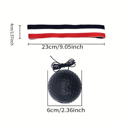 1pc Boxing Reaction Ball, Speed Training Equipment for Relax and Dodging Practice - Home Use Head-Mounted Target