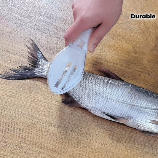 Easy-Clean Fish Scale Remover - Durable Plastic Kitchen Tool for Effortless Scaling