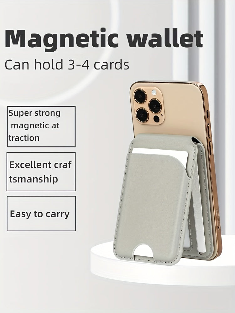 Compatible with Magnetic Card Holders And for iphones, This Is The Strongest Magnetic Wallet for The Entire for iphone 16/15/14/13/12 Series, Featuring an Adjustable Stand. The Card Holder Can Hold 5-6 Cards And Is Suitable f