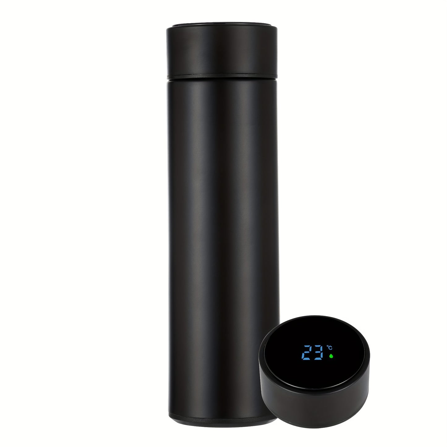 A Smart Temperature Display 304 Stainless Steel Thermos, Sports Cup with LED Touch Screen, Portable for Outdoor Leisure, Straight Water , Thermal Cup with Long-Lasting Insulation And Vacuum Heat Retention