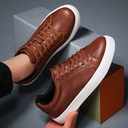 Men's Lightweight Skate Shoes, Comfortable Sports Shoes That Are Slip-Resistant And Durable, New Business Casual Sneakers, Retro Trendy Stylish Skate Shoes, Large Size Soft-Soled And Easy to Wear, Suitable for Outdoor Leisure