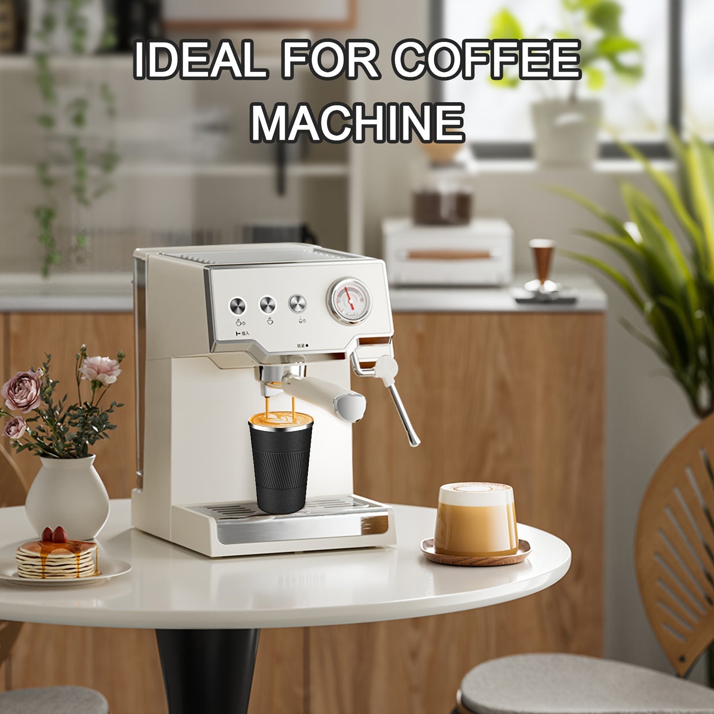 Insulated Travel Coffee Mug, Spill & Leak Proof, Portable to Go Camping Stainless Steel Coffee Tumbler, Reusable Thermal Coffee Cup with Lid for Hot & Cold Drinks, Travel and Gifts