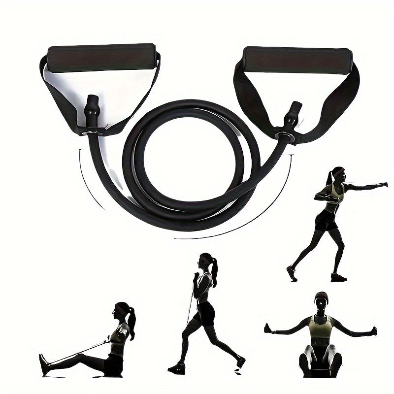 Single-Bar Resistance Band, Home Gym Elastic Pull Rope for Fitness Training