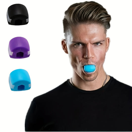 Silicone Jawline Shaping Ball - Non-Electric, Fitness & Training Accessory for Adults